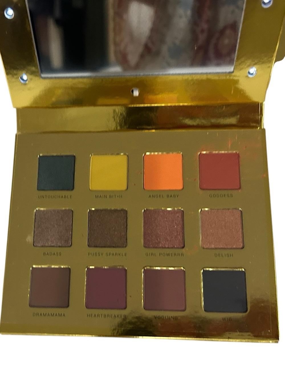 New Cosmyfy Mama Mia Pressed Pigment Eyeshadow Palette 12 Color With Mirror - Picture 3 of 4
